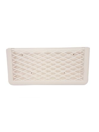 Boat marine allpa plastic storage bin white  white elastic net dim. 270x115x32mm