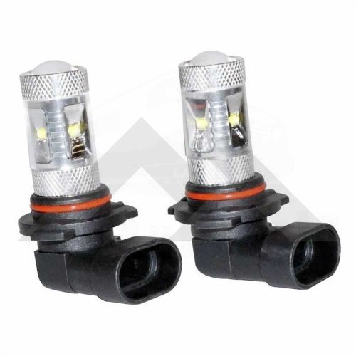 Led fog lamp bulb kit crown automotive front, left &amp; right for universal