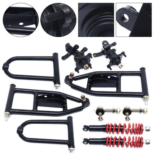 Swingarm upper+lower front suspension arm kit for atv quad bike buggy go kart us