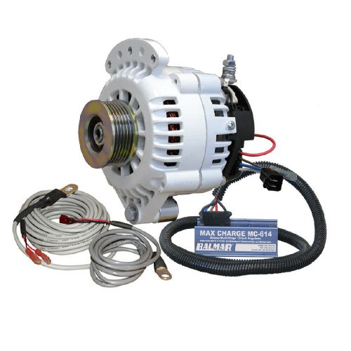 Balmar 621 series 120a kit w/mc-618 regulator, t-sensor, k6 pulley, single foot