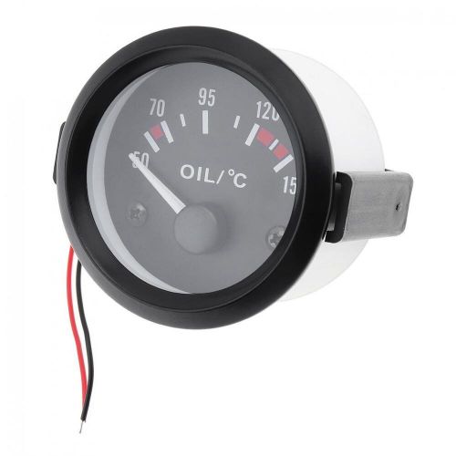 2&#034; 52mm auto car universal oil water temperature temp gauge with sensor bracket