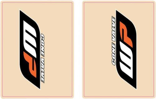 Flu upper fork decals wp orange/black