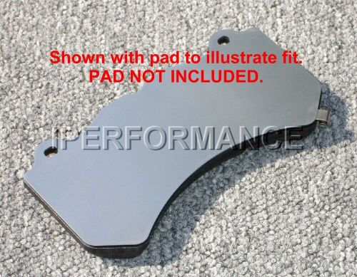 Titanium brake pad shim heat shield set for cadillac ats 6 piston 2016 front