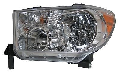 Tundra/sequoia headlight headlamp assembly clear lens front driver side left lh