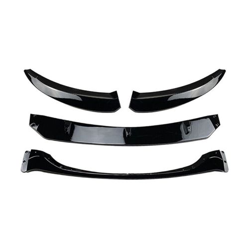 Fit bmw 1 series e82 e88 2007-2010 glossy black bumper lip chin spoiler splitter