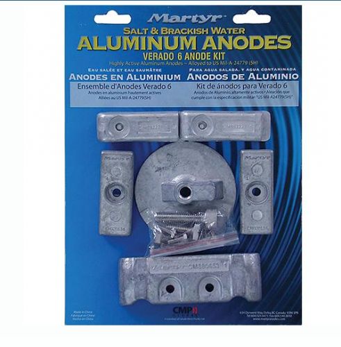 Martyr anodes cmverado6kita aluminum mercury verado 6  closeout sale, no returns