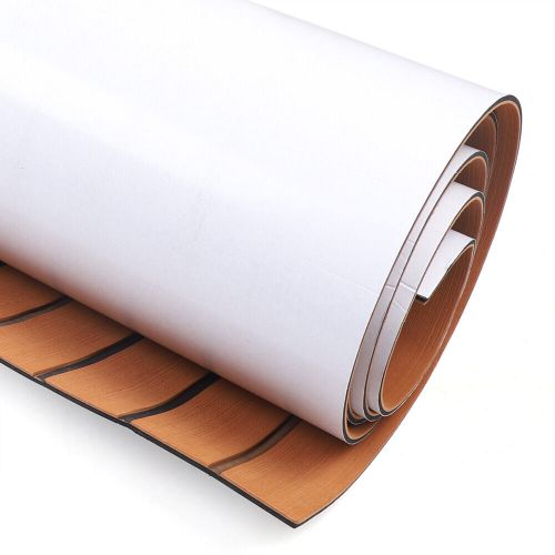 106*35&#034; yacht rv boat flooring decking sheet pad eva foam faux teak marine mat