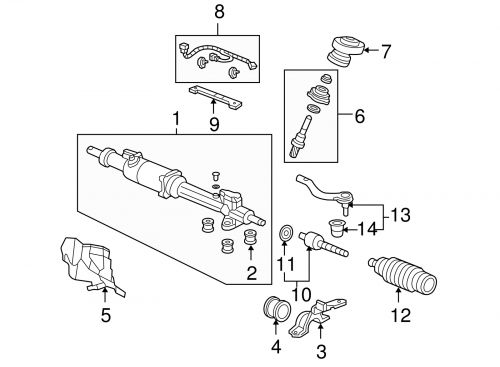 Genuine honda steering column wiring harness 32125-sdr-a00