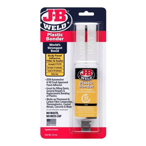 Jb weld 50133 - plasticbonder™ .85 fl. oz. tan quick setting