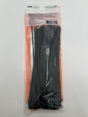 2 pack of 100 dorman black wire tie 83743 conduct-tite 8 in / 20cm / standard