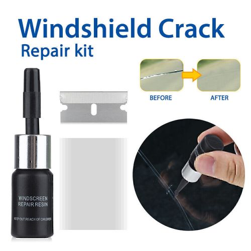 5-pack auto glass nano repair fluid car windshield resin crack tool kit us