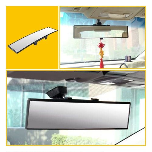 300mm universal clip rear view interior on clear tint mirror wide angle mirror