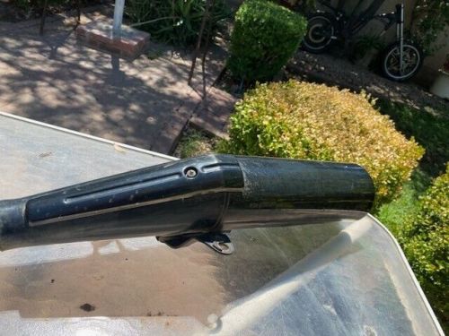 1982 honda ft500 ascot complete exhaust header muffler. sankei. good condition