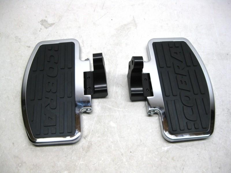 Yamaha vstar 950 tourer passenger floorboards 09-13 cobra chrome 06-3726