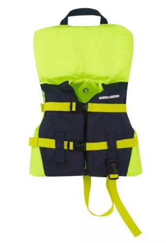 Sea doo sandsea kids life jacket &lt;30lbs blk/yellow 2859490489