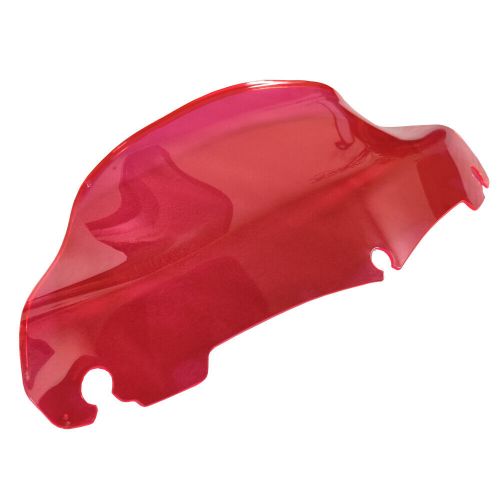 9 inch red windshield windscreen for harley touring electra street glide &#039;14-&#039;23