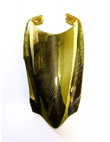 For honda trx90 2006-2024 front fender hood cover real carbon fiber gold