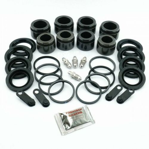 Front brembo caliper seal repair kit &amp; pistons for nissan skyline r33 gtr vspec