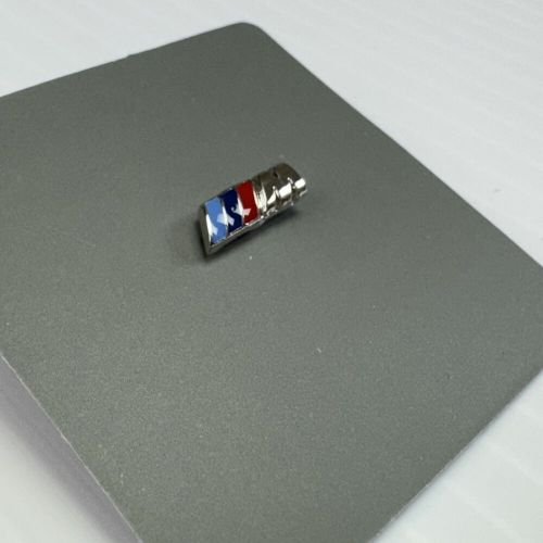 Genuine bmw m collection logo lapel pin 80232152291 silver tone