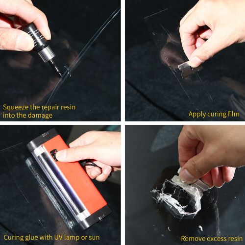 Best car windshield nano glass repair fluid automotive resin crack repair tools