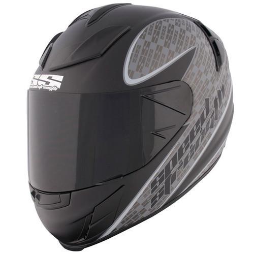 Speed & strength ss2000 twist of fate black grey full face helmet large size