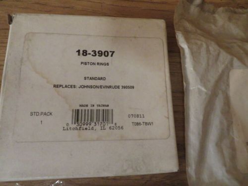 2 omc johnson evinrude piston ring sets sierra part 18-3907 390509 nos standard