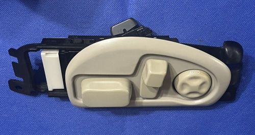 00-05 cadillac deville oem left driver front seat lumbar switch assembly w/bezel