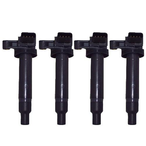 Ignition coil - set of 4 - lexus toyota 4.3l 4.7l 5.7l v8 - 90919-02230 - new