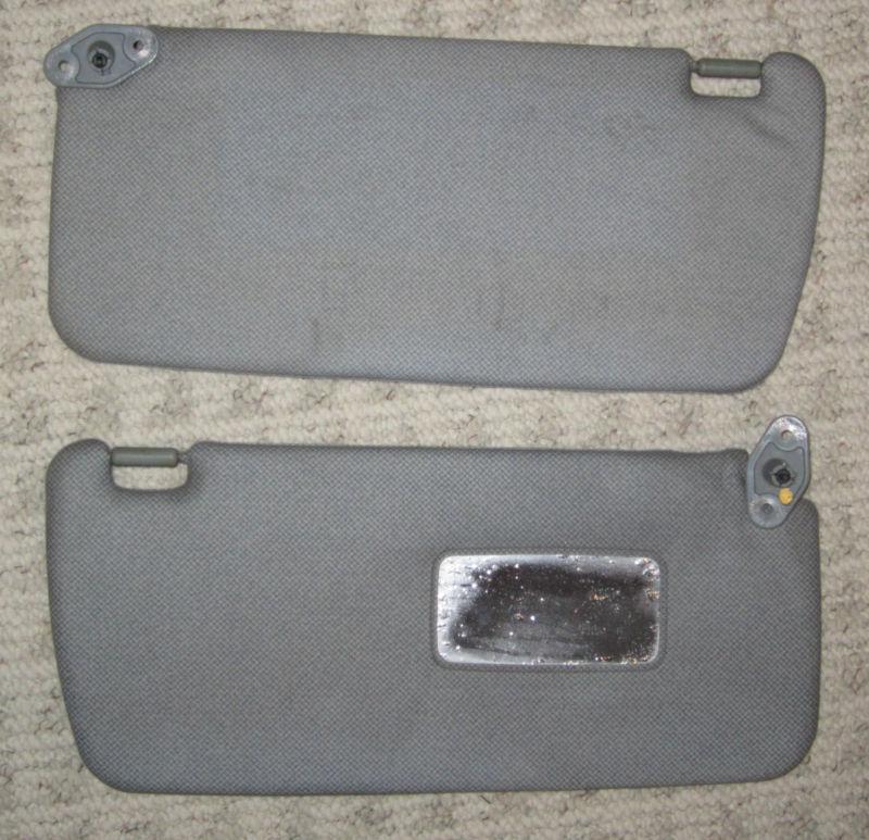 84-95 nissan pathfinder & d21 hardbody sun visor 2yr warranty pair d1d2