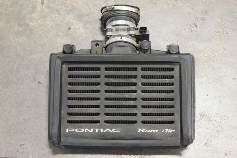 94-97 trans am ram air box w/ maf mass air flow sensor & bellow used oem