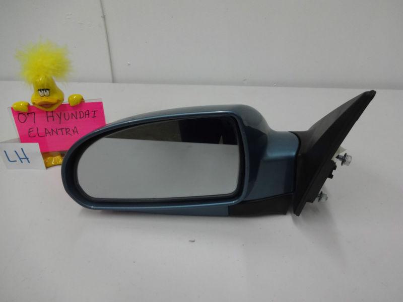 07 08 09 10 hyundai elantra lh left driver side door mirror light blue