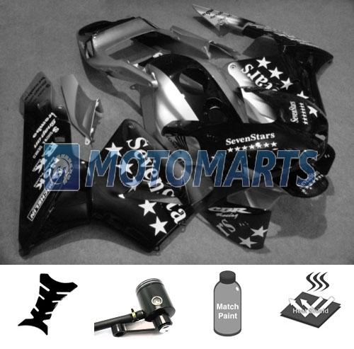 Bundle inj fairing w/ brake fluid reservoir oil pot for honda cbr600rr 03 04 bq