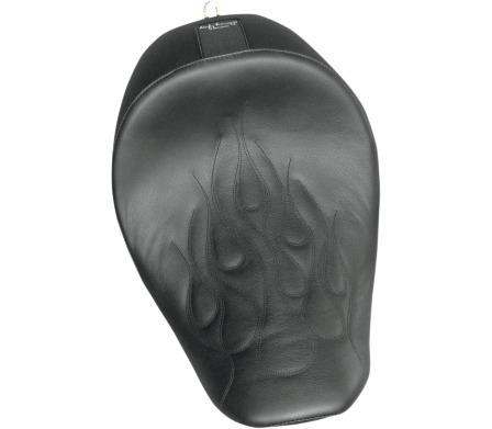 Danny gray 20-418f bigseat backrest capable solo flame  seat harley flhr 97-07