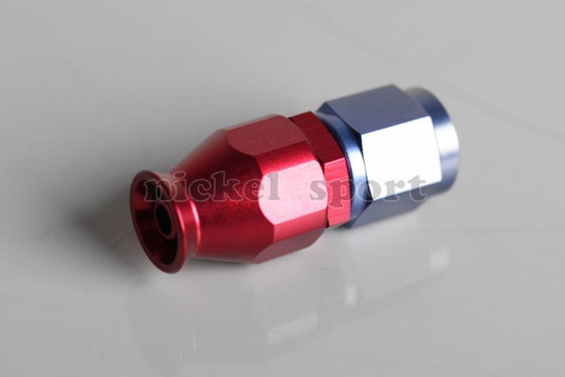 10an tpfe hose end straight aluminum fitting adapter