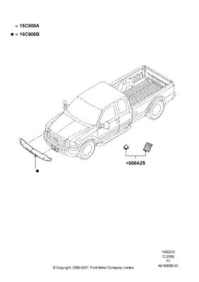 8c3z16c900c deflector 08 09 10 f350sd