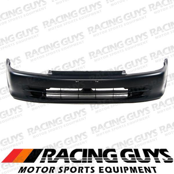 92-95 honda civic 4dr sedan front bumper cover primered facial plastic ho1000142