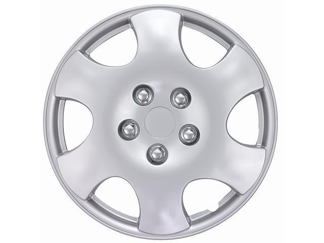 Toyota oem replacement hub caps 15" silver abs wheel cover set of 4