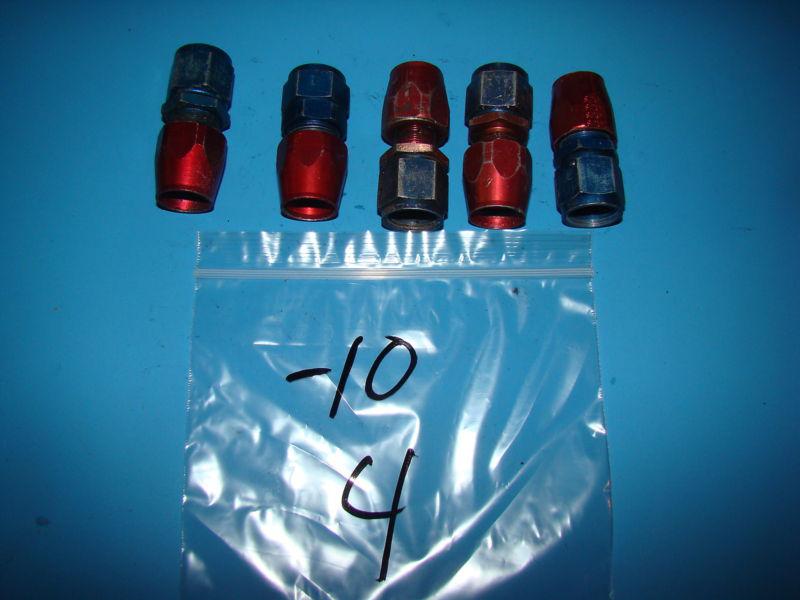 An-10 aeroquip style lw fittings lot-4