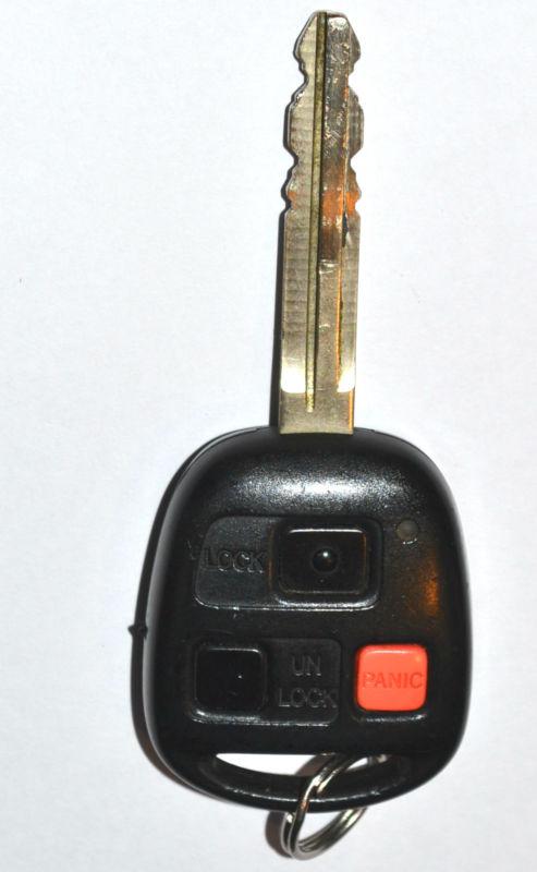 Toyota remote key fob  fcc id: hyq12bbt  red  panic  3 button  ic: 1551a-12bbt