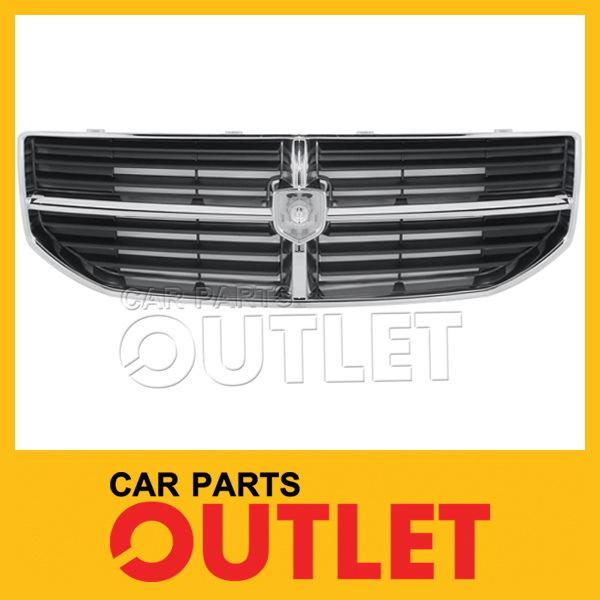 07-09 dodge caliber grill grille assembly replacement new chrome trim 