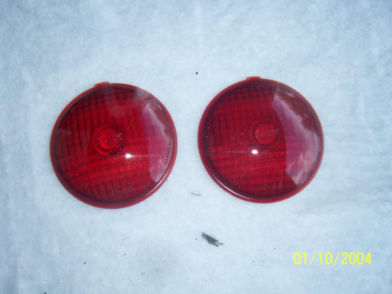 Gm guide nos glass  d 68 red bus light lens new 