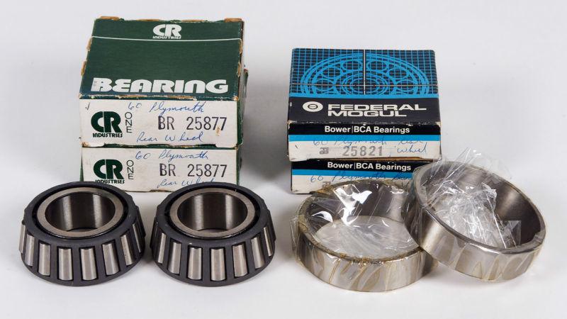 1949-1964 dodge,plymouth, & chryslers rear wheel bearings 