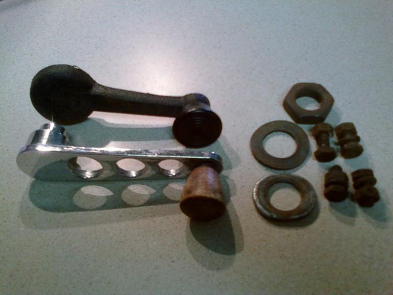 Vw vintage window cranks plus some misc. hardware