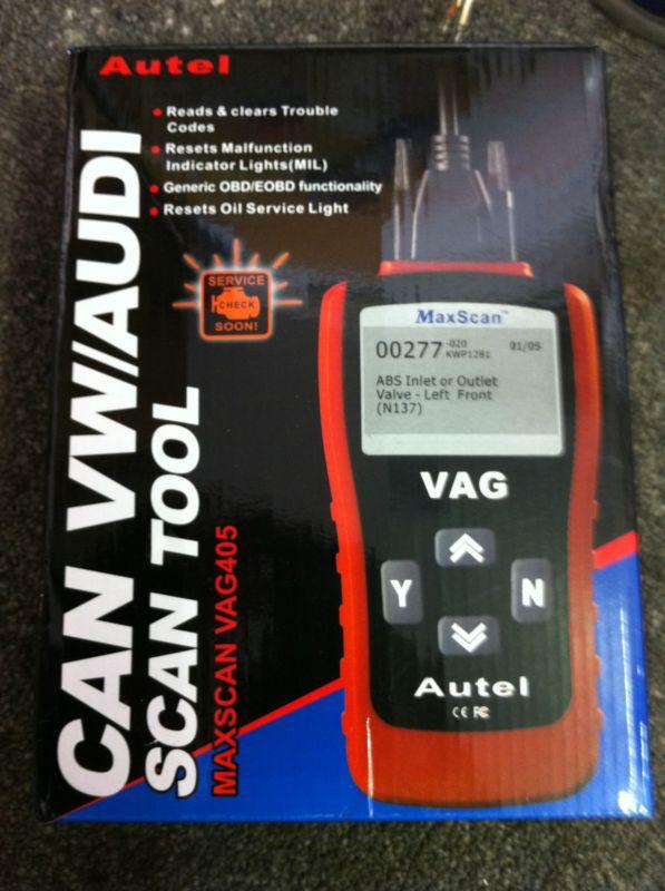 Autel maxiscan vag405 vw+audi+universal scanner code reader vag 405 obd2 can-bus