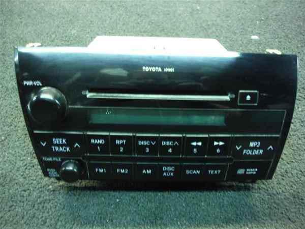 2007-2012 toyota tundra oem cd player fm radio lkq