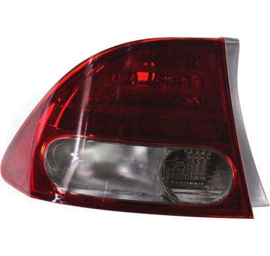 09-11 civic sedan rear outer brake light taillight taillamp driver side left lh