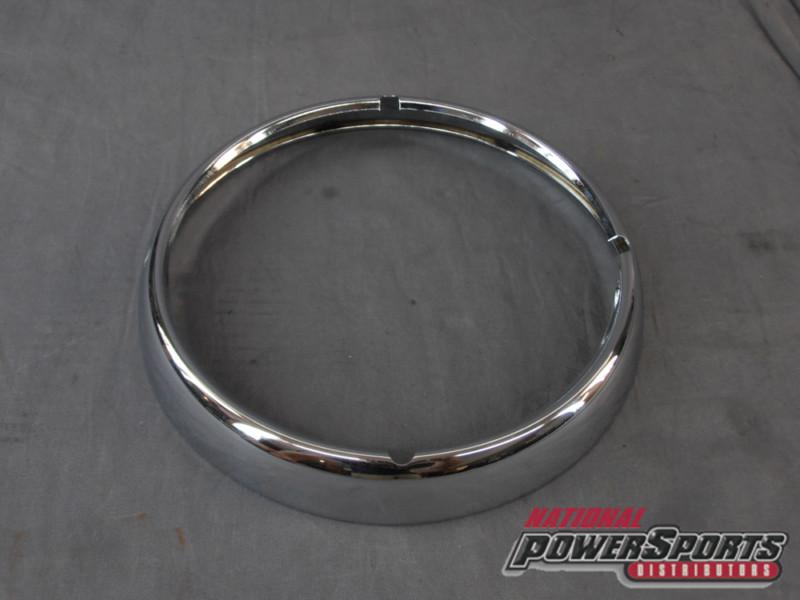 Harley touring front fairing chrome headlight trim ring 9271311