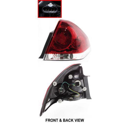 06-12 impala rear brake taillight taillamp light lamp passenger side right rh