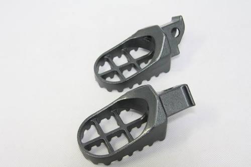 Racing foot pegs fit honda cr500r cr250r cr125r yz125 yz250 wr400f yz400f gray