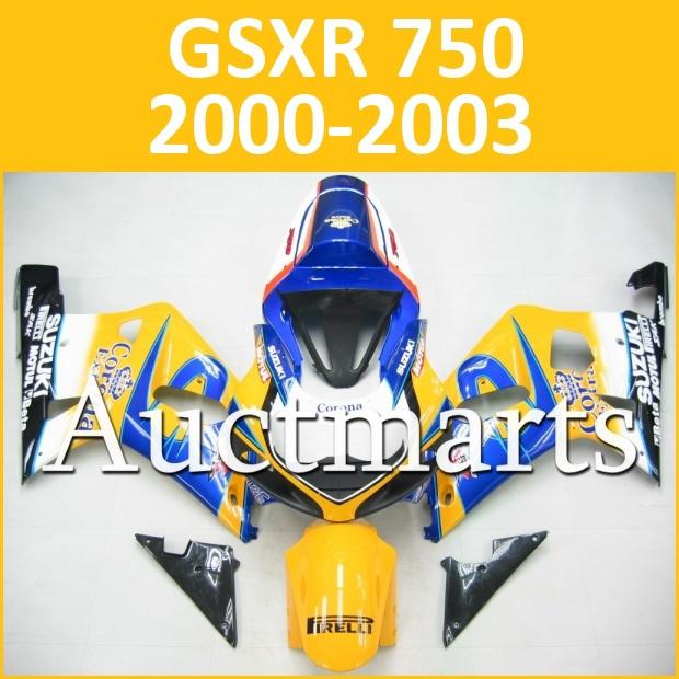 Fit suzuki 00 01 02 03 gsxr 750 gsx-r750 2000 2001 2002 2003 fairing k1 b4 b02